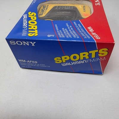 Sony Walkman Sports Cassette Player / FM/AM Radio WM-AF59 *TESTED