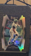 2021 Select Premier Level Alijah Vera-Tucker Rookie Die Cut Silver #186 🔥