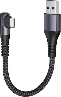 USB C Ladekabel 10Gbit/s 30cm Schnellladung 3,1A QC3.0 kompatibel iPhone Samsung
