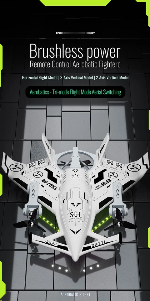 RC Plane SG-F35 Aerobatic Fighterc 8CH EPP 6-Axis Gyros 2.4G 3Mode Flight Glider - Bild 2 von 4