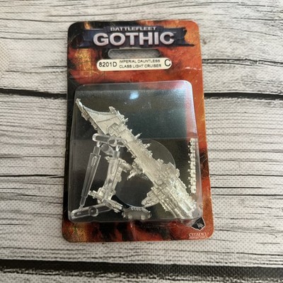 GW Battlefleet Gothic Imperial Dauntless Class Light Cruiser With Torpedoes RARE