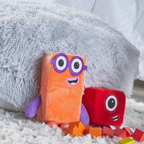 Hand2mind Numberblocks One and Two Playful Pals, Cartoon Plush Figure Toys, Kids - Picture 5 of 9
