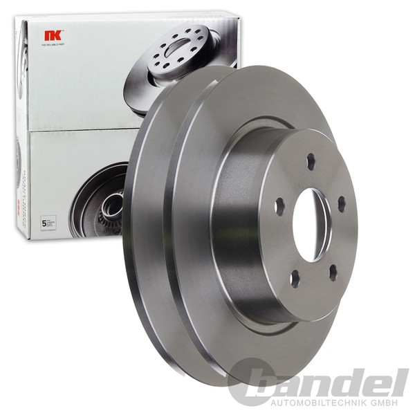 2X NK Bremsscheiben 280Mm Voll Hinten Passend FÜR Ford C-MAX Grand Kuga Tourneo-image