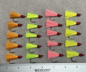 15 Pompano Jg Teasers 3 Color Choce Fly Teasers , O’shaughnessy