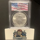 2001 $1 US Silver Eagle .999 Fine Silver 9-11-01 WTC Ground Zero Recovery PCGS