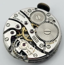 SB1-H13: Vintage Bulova 10AX Watch Movement 17 Jewels USA – Parts/Repair