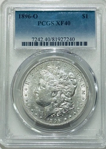 1896 O Morgan Silver Dollar PCGS XF40 Tougher Date Morgan
