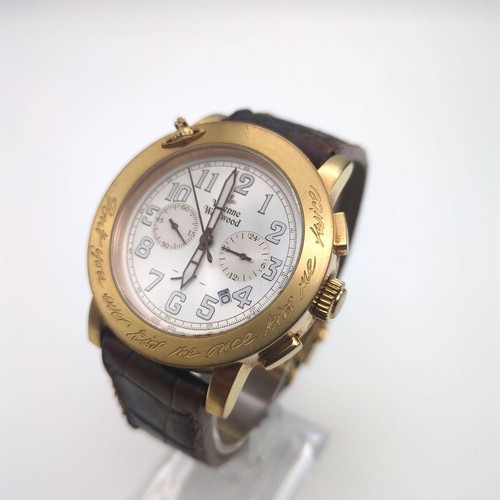 Vivienne Westwood chronograph watch kiss me once