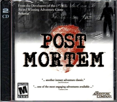 POST MORTEM The Adventure Company PC Game CD-ROM Adventure NEW