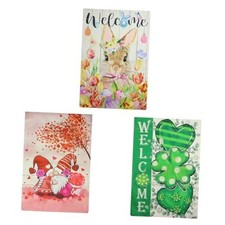 Garden Flag Set Including Valentines Day Garden Flag St Patricks Day Flag