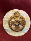 WW1 The Rifle Brigade MOP Enamel sweetheart Brooch w/pin