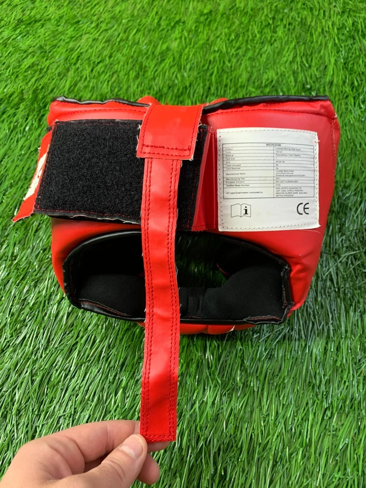 LONSDALE ORIGINAL 2011 Hombres RARO BOXEO PROTECTOR CABEZA CAJA CASCO TALLA 56-58 753125 Foto 4 de 4