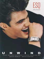 ESQ SWISS WATCH MAGAZINE promo ad #05  VERY RARE  "NOT A WATCH"