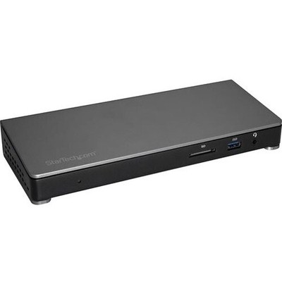 StarTech Thunderbolt 3 Dock with SD Card Reader - Dual-4K - 85W USB Power