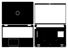 Carbon Vinyl Laptop Sticker Skin Decal Cover for Dell Precision 3571 15.6" 2022