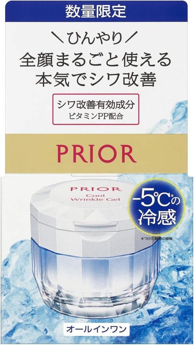 SHISEIDO PRIOR Medicated Cool Wrinkle Gel 90 g (3.2 fl oz