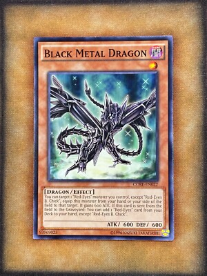 Yugioh Black Metal Dragon CORE-EN022 Common NM