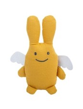 Doudou Ange Lapin - Coton Bio Moutarde 20 cm