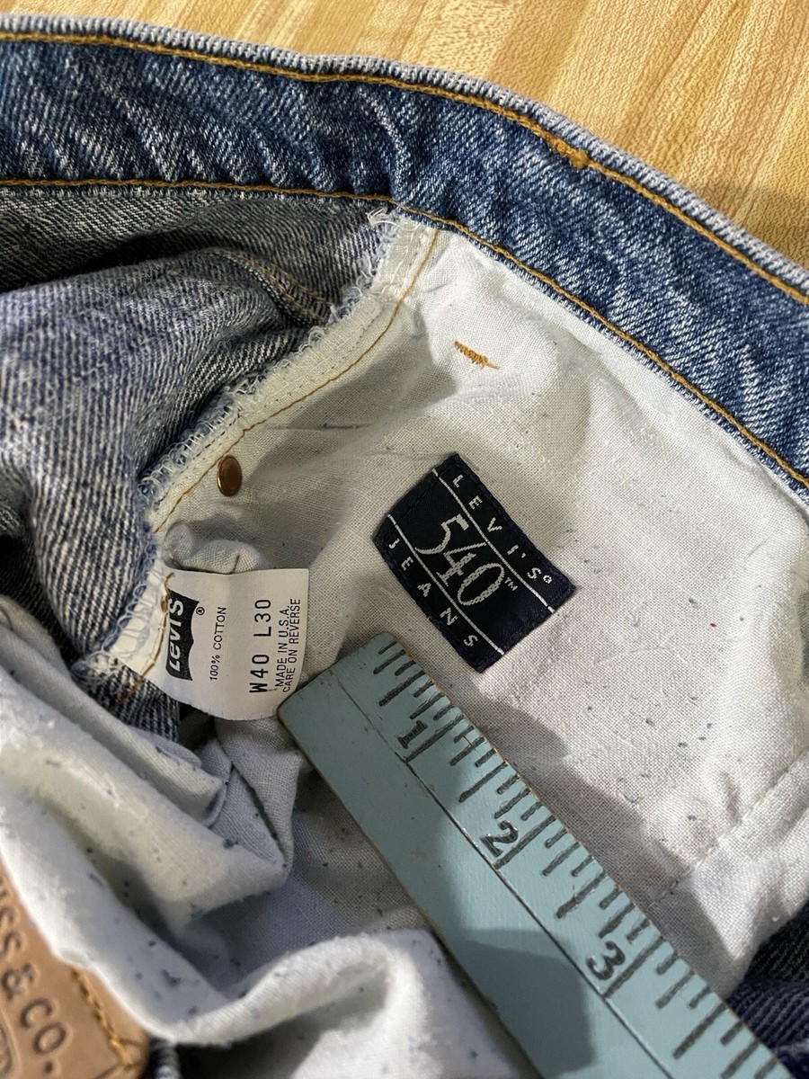 NWT VTG 90s USA LEVI STRAUSS SIGNATURE 540 Jeans 40x30 original