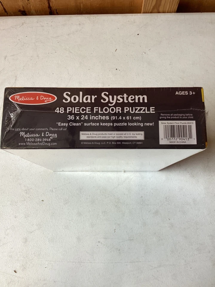 NUEVO Rompecabezas de piso Melissa and Doug 48 piezas sistema solar sellado Foto 3 de 4