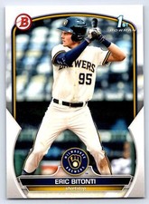 2023 1st Bowman Draft #BD-134 Eric Bitonti Milwaukee Brewers Baseball Card