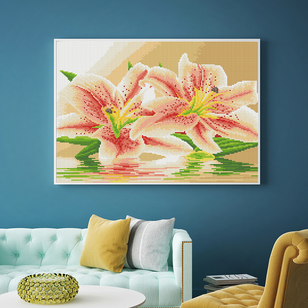 5D DIY Full Square Drill Diamond Painting Wonderful Flower 19 Color (FZ124) eBay