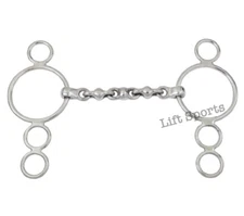 Waterford Mouth 3 Ring Dutch Gag Horse Bit Snaffle All sizes Stainless Steel