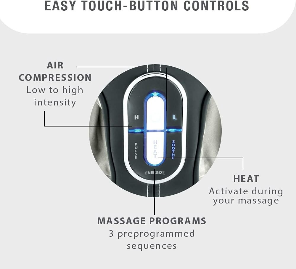 Brookstone BFMS1000HJ FS1 Shiatsu Foot Massager w/ Heat Black