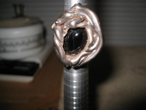 Arik Idan Sterling Onyx Brosche Anhänger & passender Gr. 7 1/2 Ring Toronto Kleidung Kunst - Bild 10 von 11