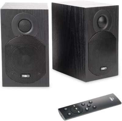 TIBO Plus 1.1 Lautsprecher - Aktiv Powered Bluetooth Stereo Loudspeakers Paar Schwarz