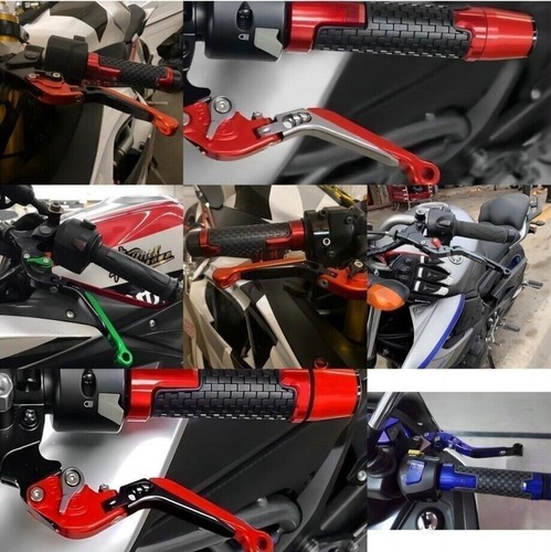 Adjustable folding brake clutch lever For Suzuki (Fits) SV650 1999-2009 - Picture 4 of 15