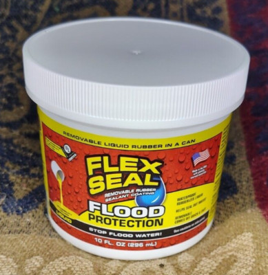 Flex Seal Liquid Waterproof Removable Rubber Sealant Flood Protection - 10 oz