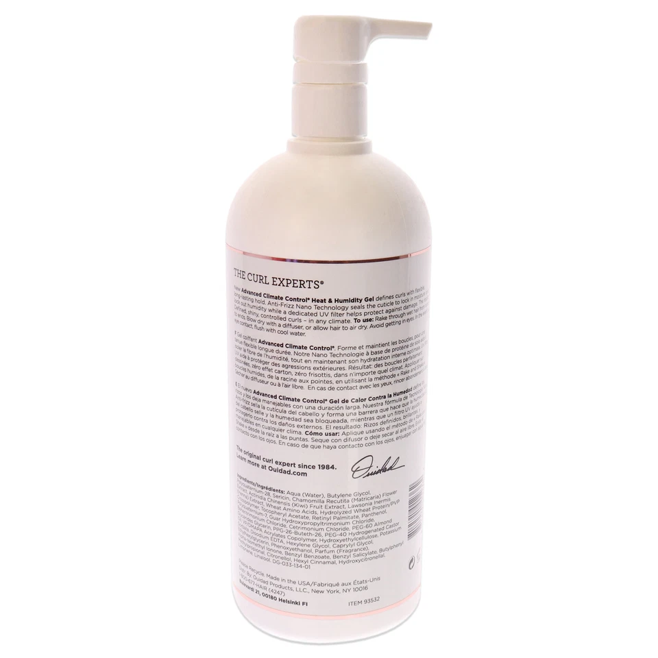 Ouidad Advanced Climate Control Heat and Humidity Gel - Anti Frizz - 33.8 oz - Image 2 of 3