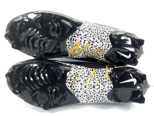 NIKE VAPOR EDGE SPEED 360 FOOTBALL CLEATS WHITE BLACK GOLD DQ5110 002 sz 14 - Picture 10 of 11