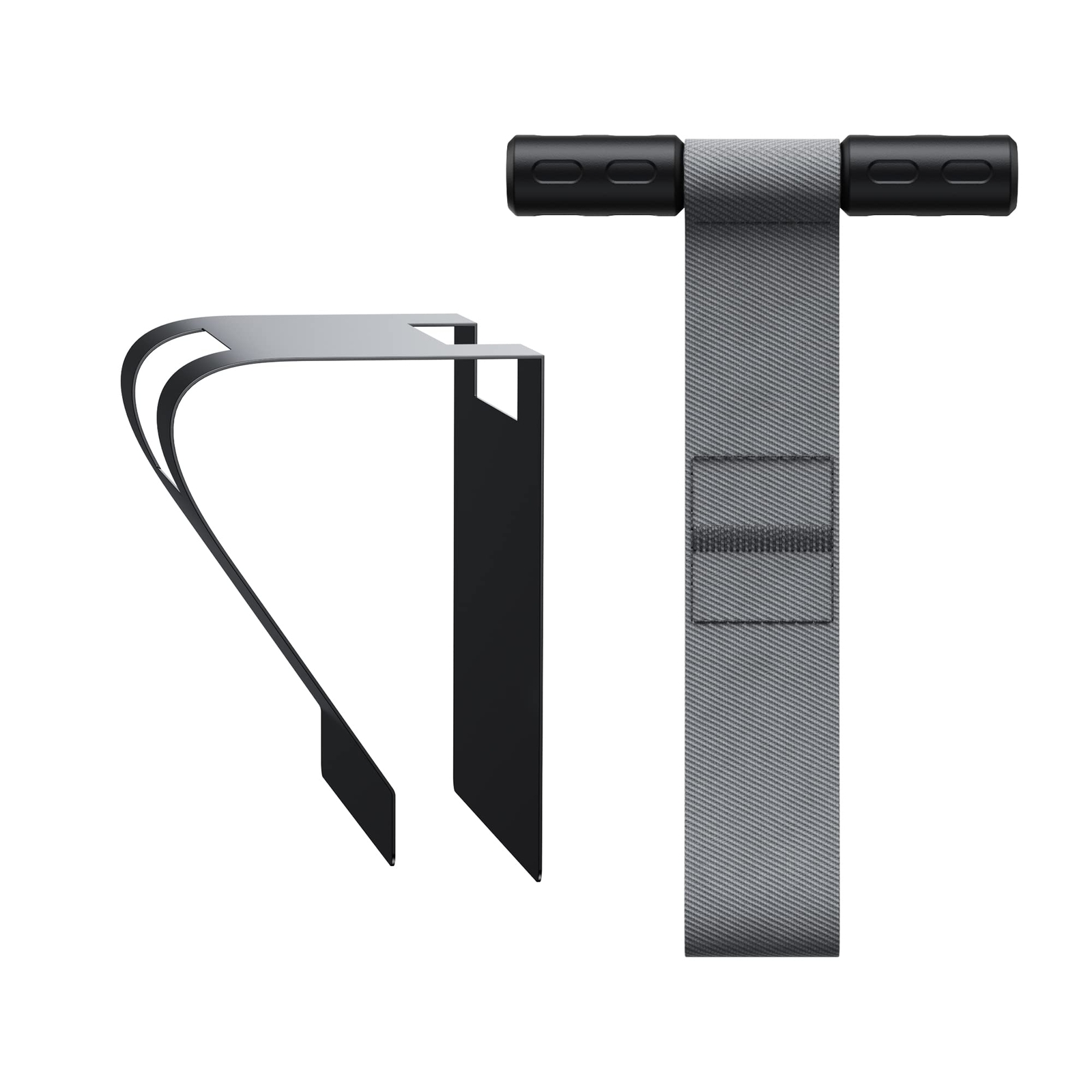 FITKIT Heavy-Duty Door Anchor with Anti-Drop Elastic Steel Clip for Resistance Bands Workout Training and Home Gym Exercises