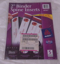 Avery Dennison AVE89107 Binder Spine