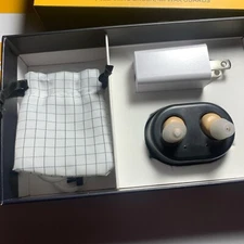 Hearing Aids Audien ATOM Wireless Portable Charging Case - New in Open Box