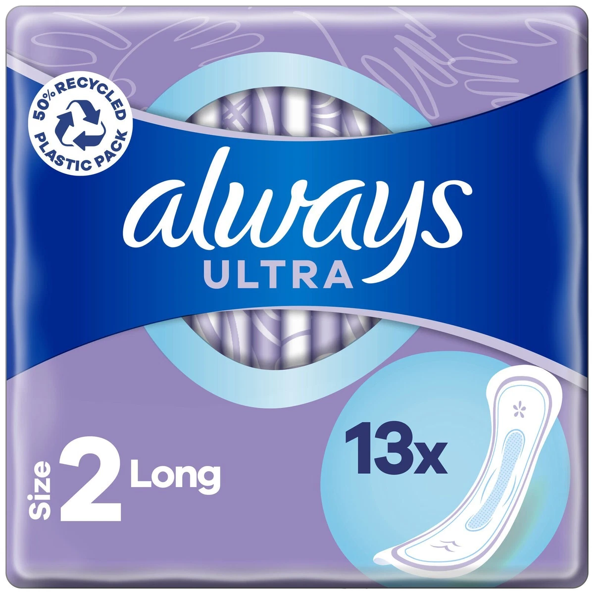 Always Ultra Long Sanitary Towels Pads Size 2 Womens Super Absorbent Pack  of 78