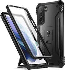 For Galaxy S23 / S23 FE / S23 Ultra Case Poetic Built-in Screen with Kickstand