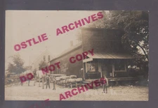 Scotch Grove IOWA RPPC 1910 GENERAL STORE nr Anamosa Monticello Wyoming TINY!!