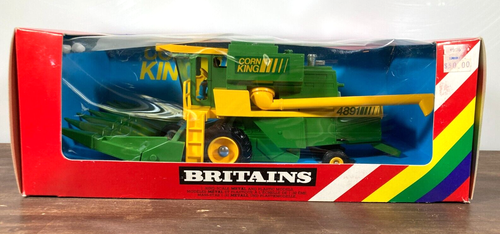Britains CORN KING 4891 Combine Harvester MAIZE HEAD # 9576 NOB Tractor 1980 - Picture 3 of 15