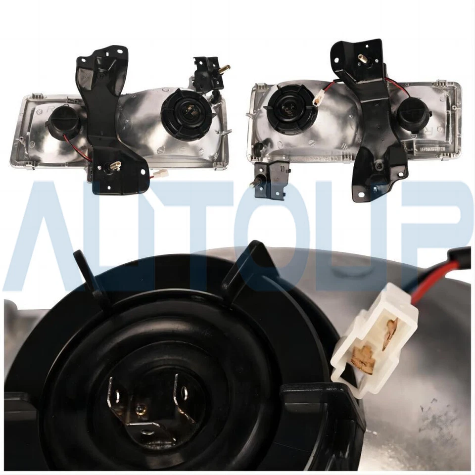 LH+RH Headlight & Conrner Lamp For Nissan UD 1800 -3300 1995-2010 W/ Bracket A⁺ - Image 4 of 4