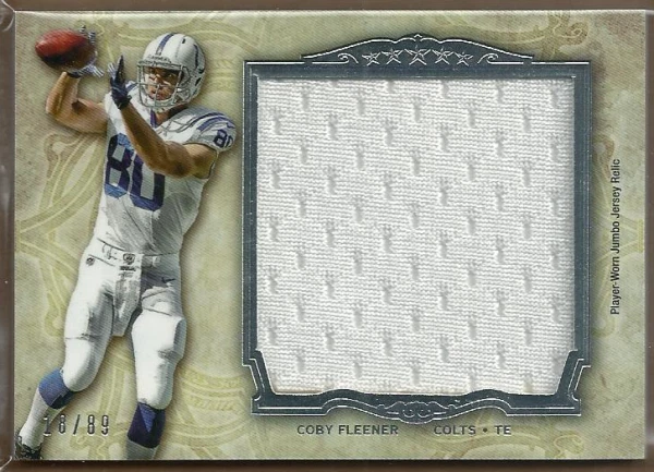 2012 Topps Five Star Jumbo Jerseys FSJJRCF Coby Fleener 89 eBay