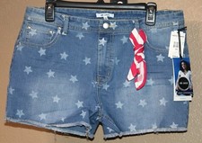 OB . SESS LAURIE HERNANDEZ STARS 4 JULY SHORTS SIZE 16.5 NEW W TAGS OBSESS