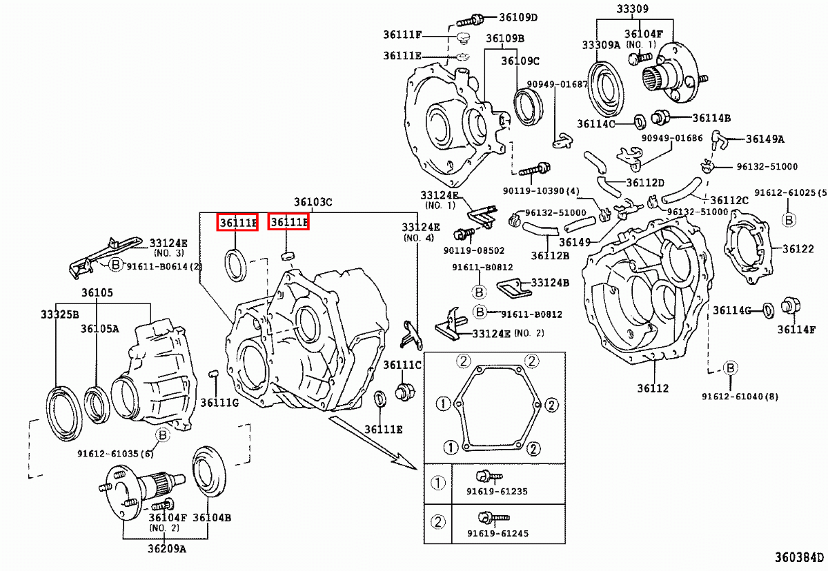 Genuine Toyota LandCruiser 80 75 70 Series FZJ HZJ HDJ FJ Transfer Case