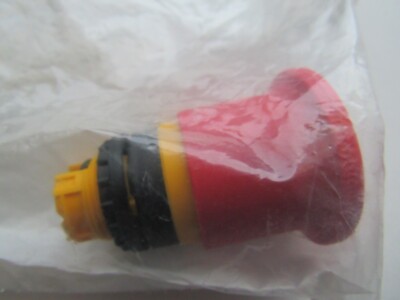 Eaton M22-PV45P E-Stop- Pull - Push Button Operator,45mm,Red New!!