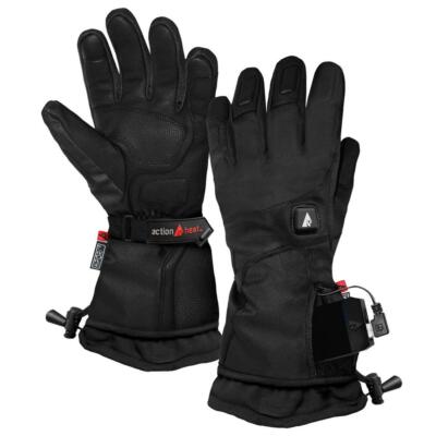 Temp360 - GO-GV-5V-1-BM-XL - Rechargeable Heated Gloves - Mens XL - Black