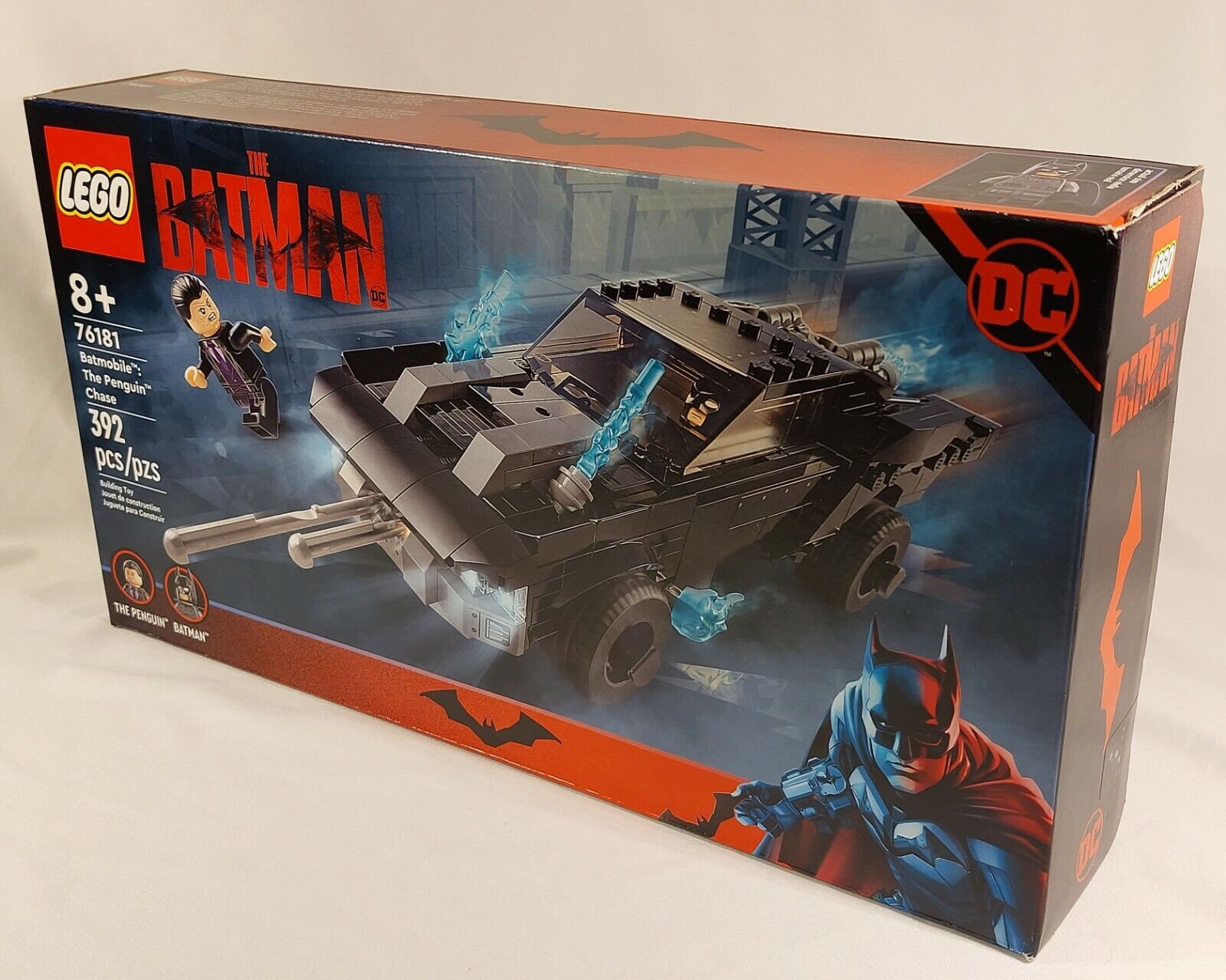 Lego 76181 dc batman batmobile : a la poursuite du pingouin voiture jouet  idée cadeau pour enfants des 8 ans - La Poste