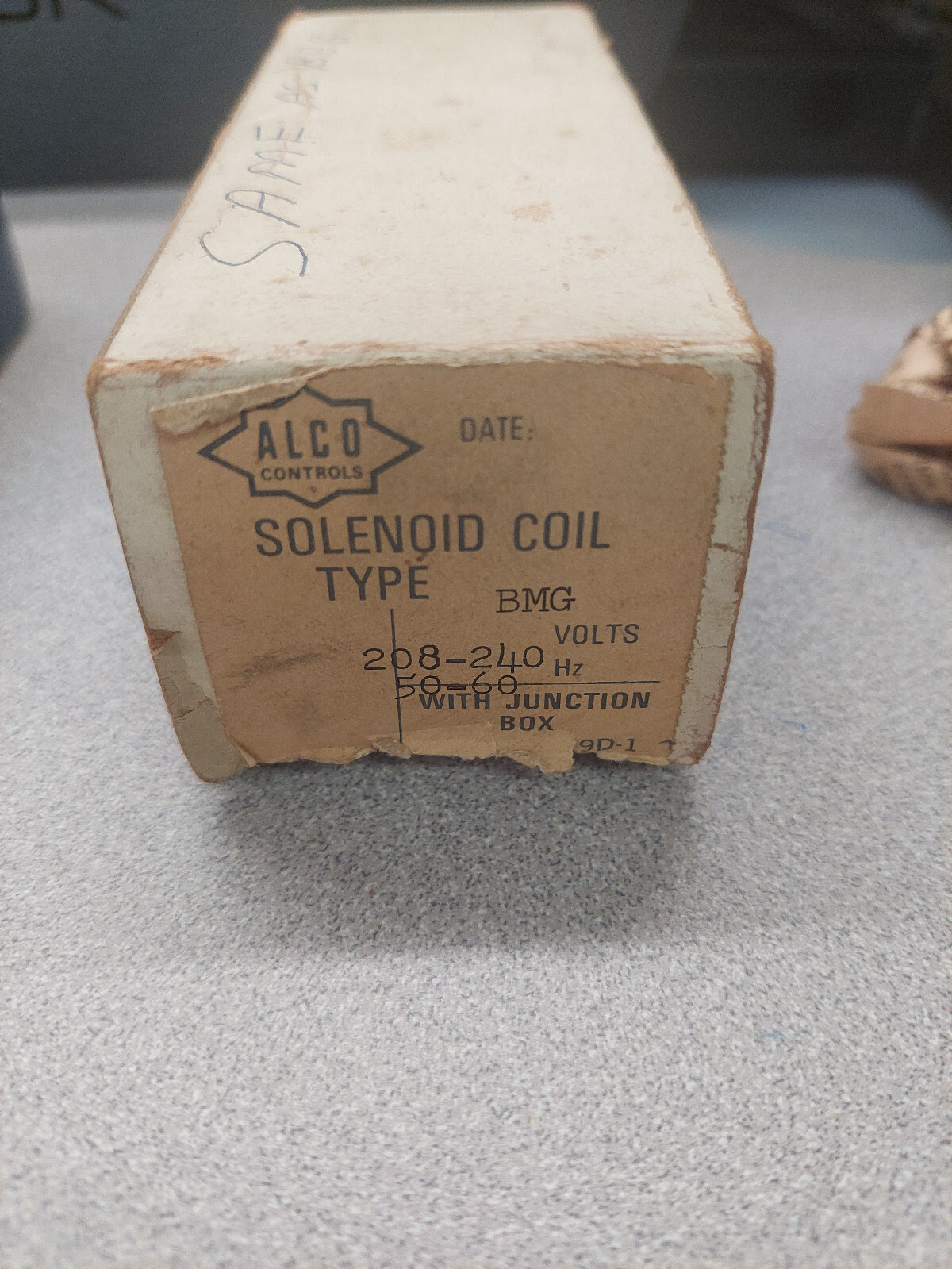 ALCO CONTROLS SOLENOID COIL TYPE BMG WITH JUNCTION BOX.NEW OLD STOCK ...