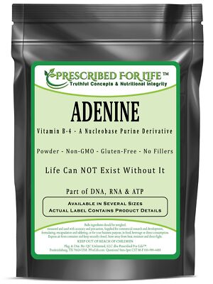 Adenine - Vitamin B-4 Powder - A Nucleobase Purine Derivative,12oz(340g)